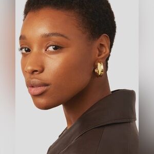 Jenny Bird Doune Chunky Hoops - Rose Gold